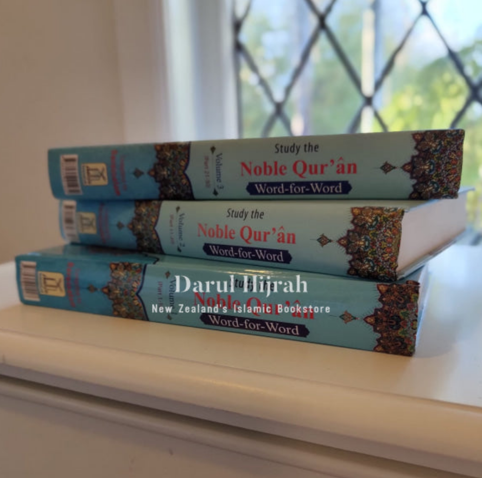 Noble Quran Word for Word, 3 Volume Set, Fully Colour Coded