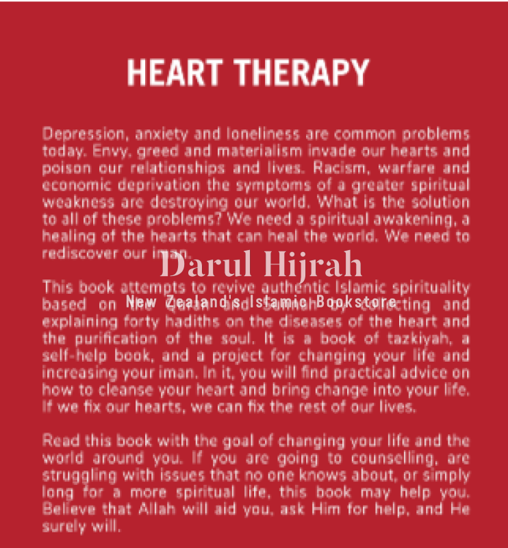 Heart Therapy: 40 Hadith on Tazkiyah and Soul Purification Print Books