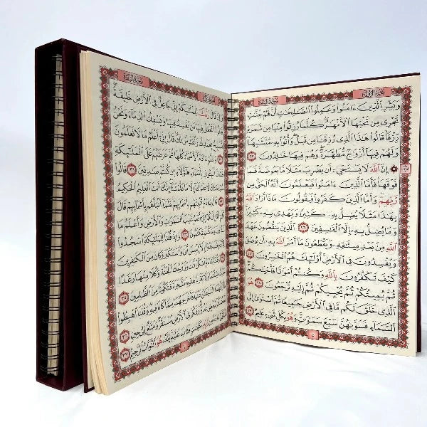 Quran, Extra Large, Spiral Bound (2 Volumes)