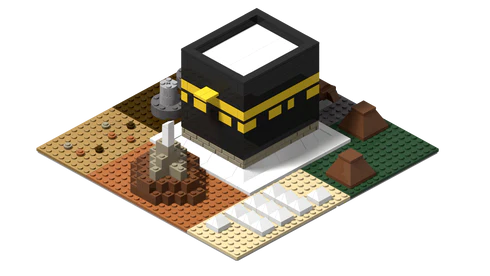 Deenblocks: The Hajj Pilgrimage. Build the Kaabah!